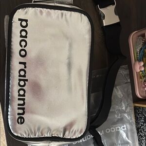 Paco Rabanne Silver Crossbody Bag